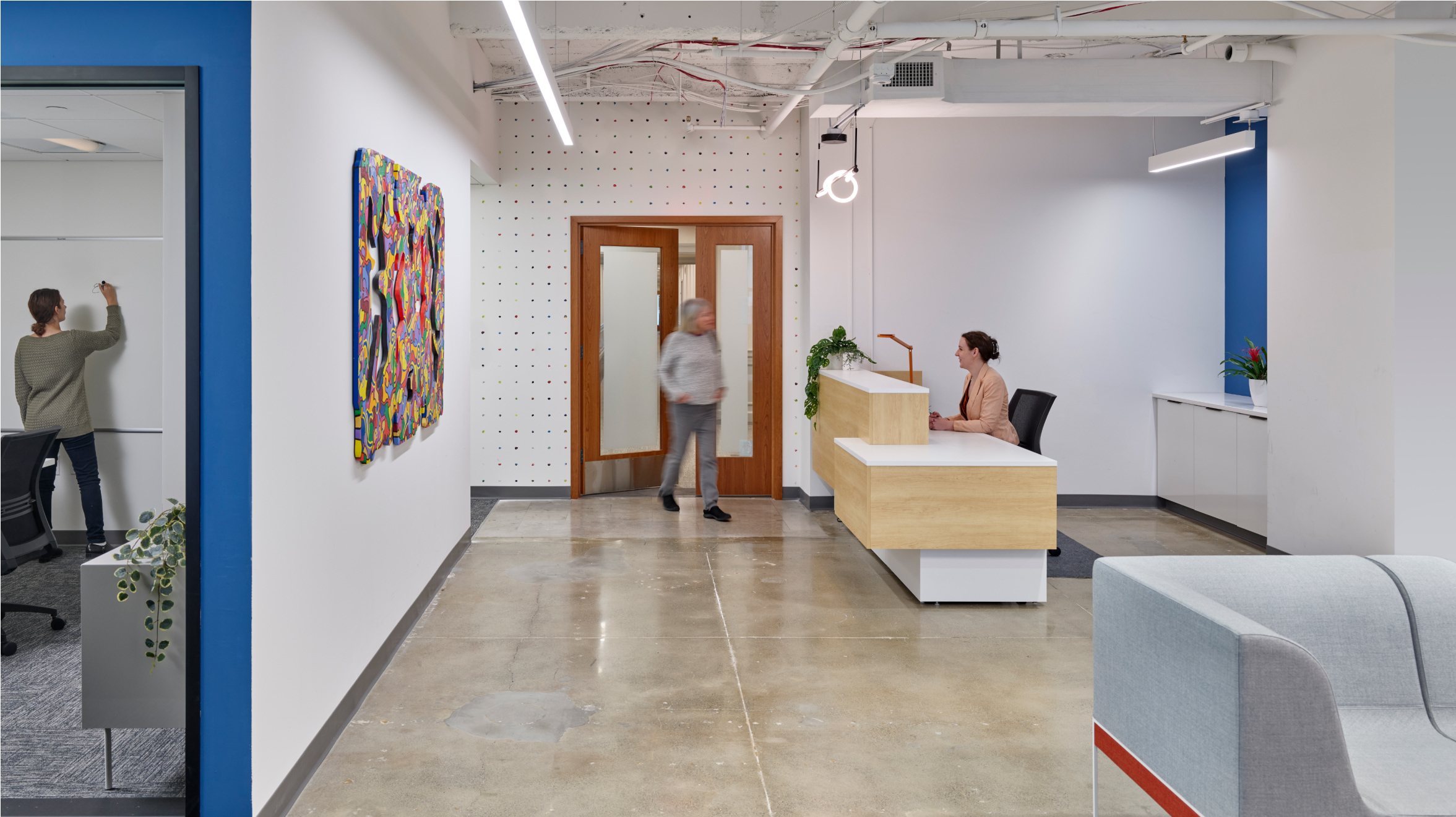 CPA lobby with people