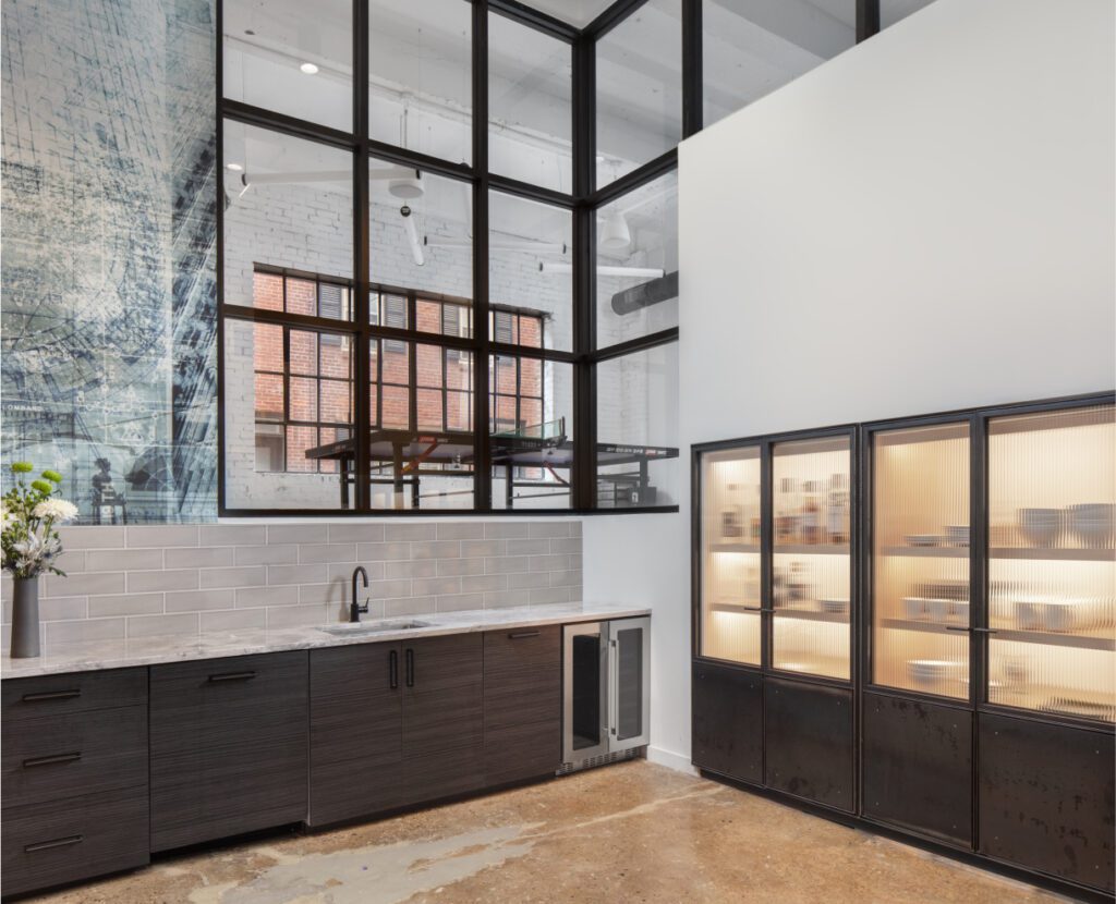 Alterra Property Group kitchen area with a pantry and a sink
